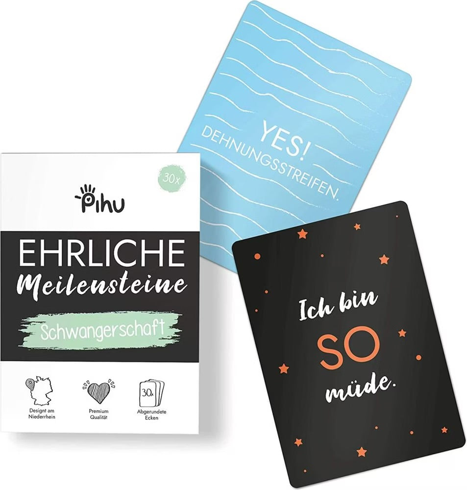 Ehrliche Meilensteine Schwangerschaft