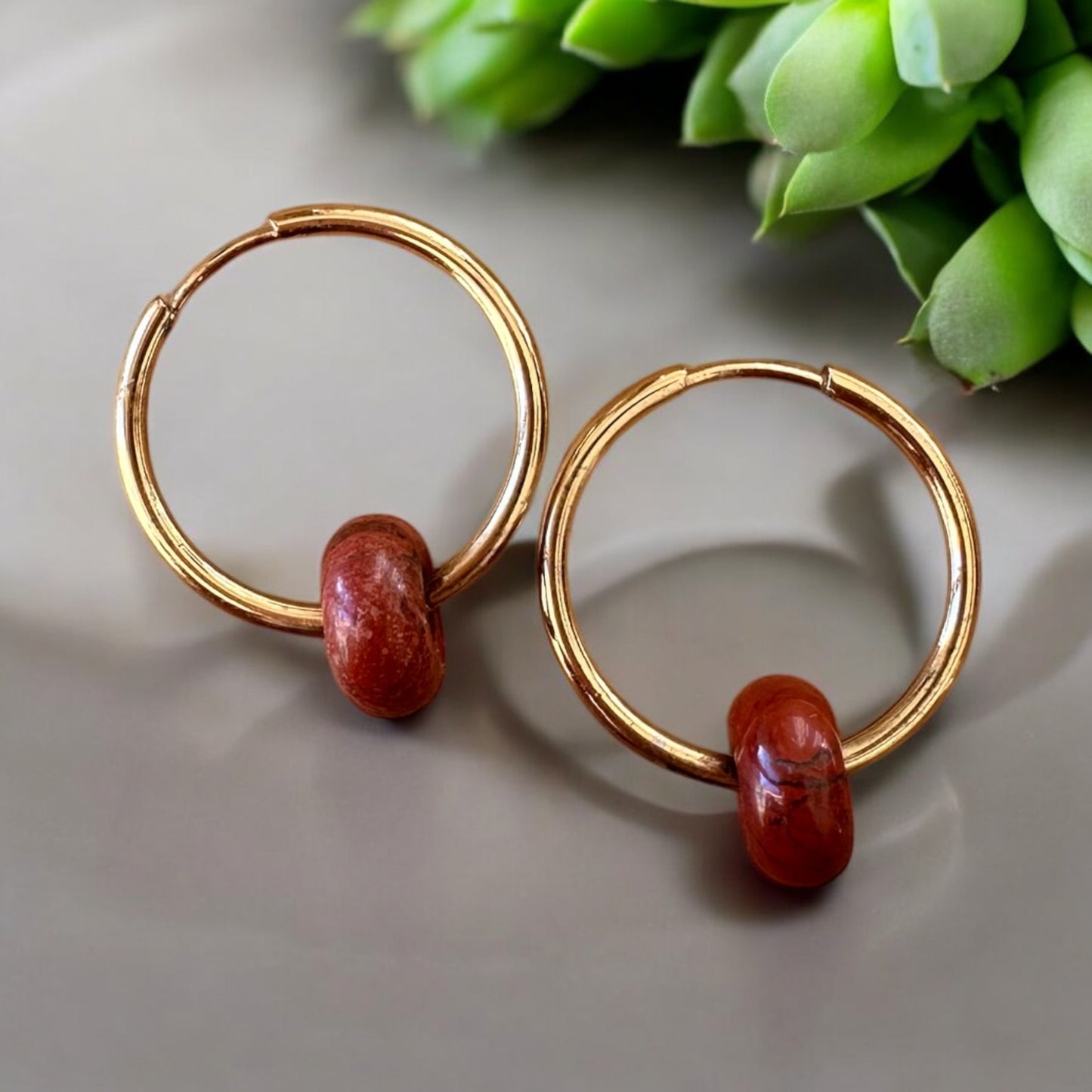 Ohrring mit Heilsteinen "Heiloh"