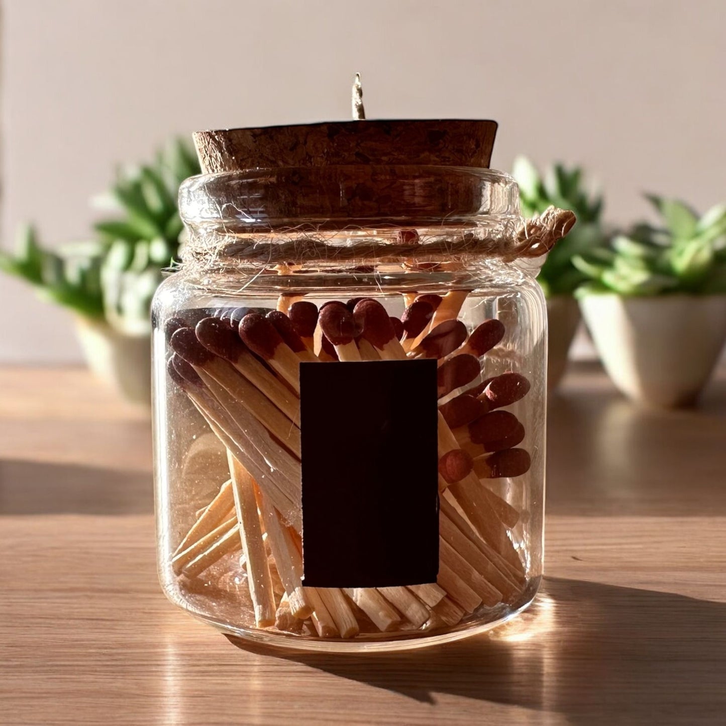 Streichhölzli-Glas "You light up the world"