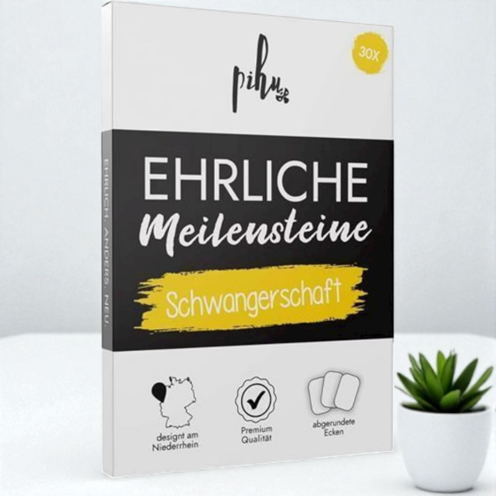 Ehrliche Meilensteine Schwangerschaft