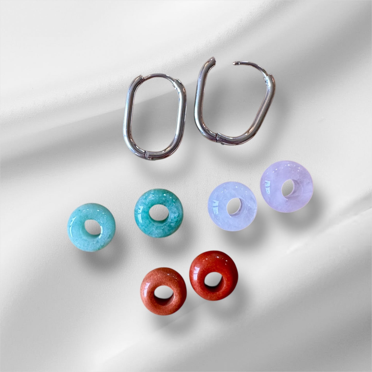 Ohrring mit Heilsteinen "Heiloh"